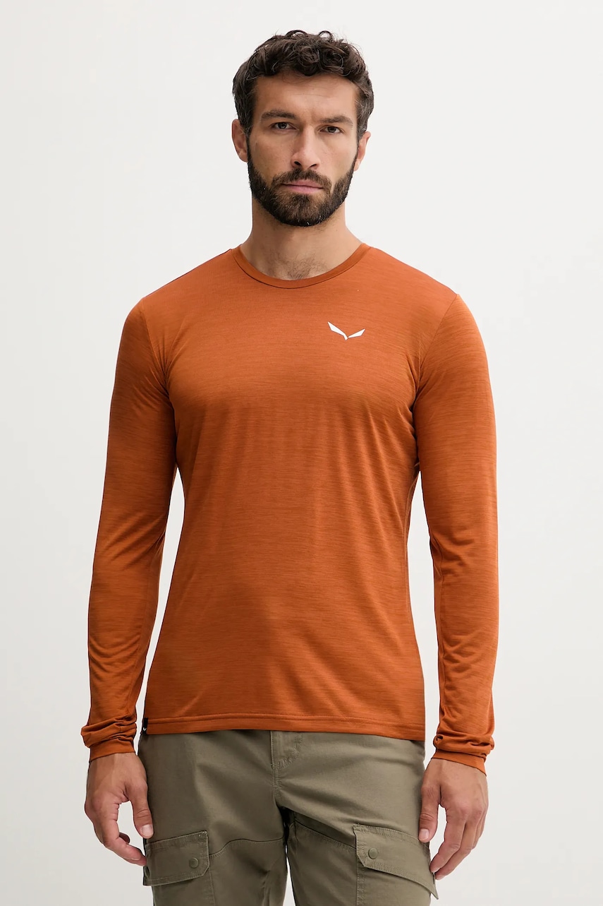 Salewa  sportovní tričko s dlouhým rukávem pánské Puez Melange Dry Tee