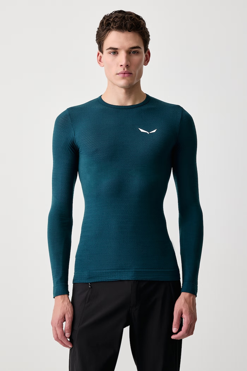 Salewa  termo tričko s dlouhým rukávem pánské s vlnou Zebru Medium