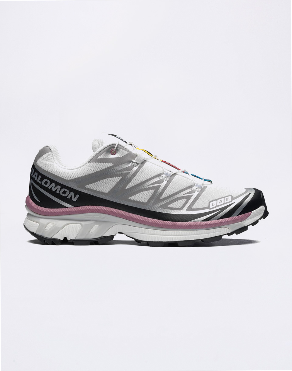 Salomon XT-6 White/Black/Dusky Orchid 40 2/3