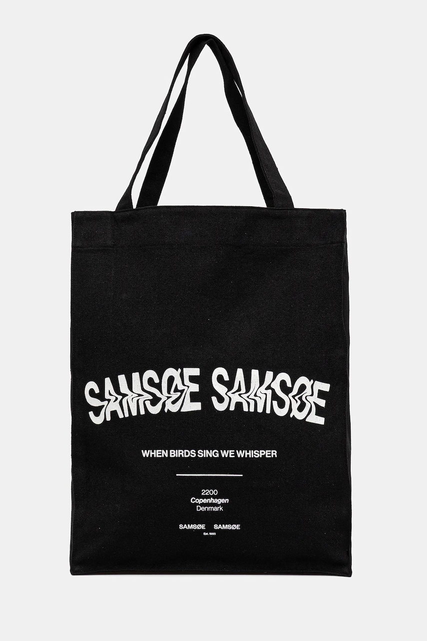 Samsoe Samsoe  Bavlněná kabelka  SAPRINT