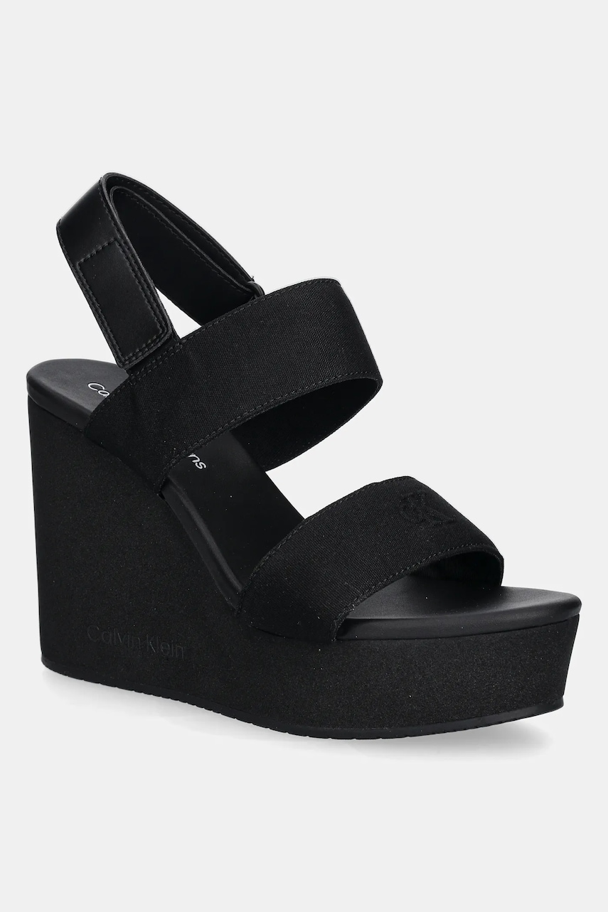 Sandály Calvin Klein Jeans WEDGE SANDAL WEBBING IN