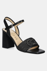 Sandály Guess GANIKA černá barva, FLJGNK FAB03