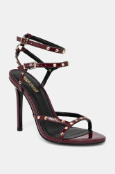 Sandály Just Cavalli fialová barva, 79RA3S20ZSD52343