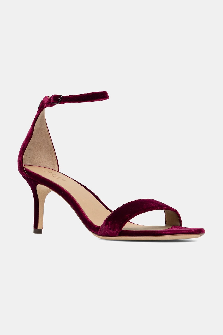 Sandály Lauren Ralph Lauren Allie Mid červená barva, 802980559002