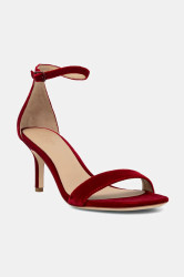Sandály Lauren Ralph Lauren Allie Mid červená barva, 802980559005