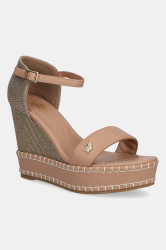 Sandály U.S. Polo Assn. AYLIN hnědá barva, AYLIN025W/5YC1