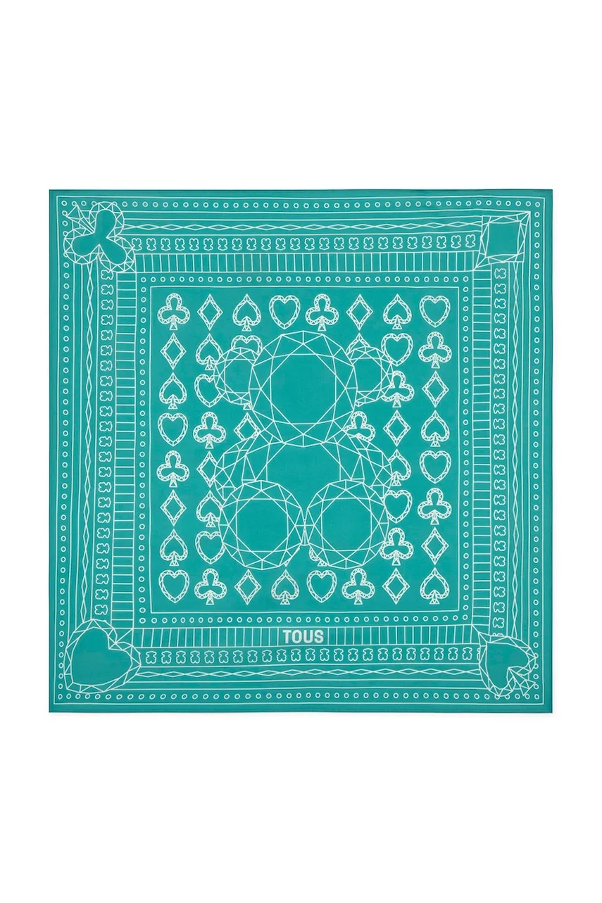 Šátek s přídavkem hedvábí Tous