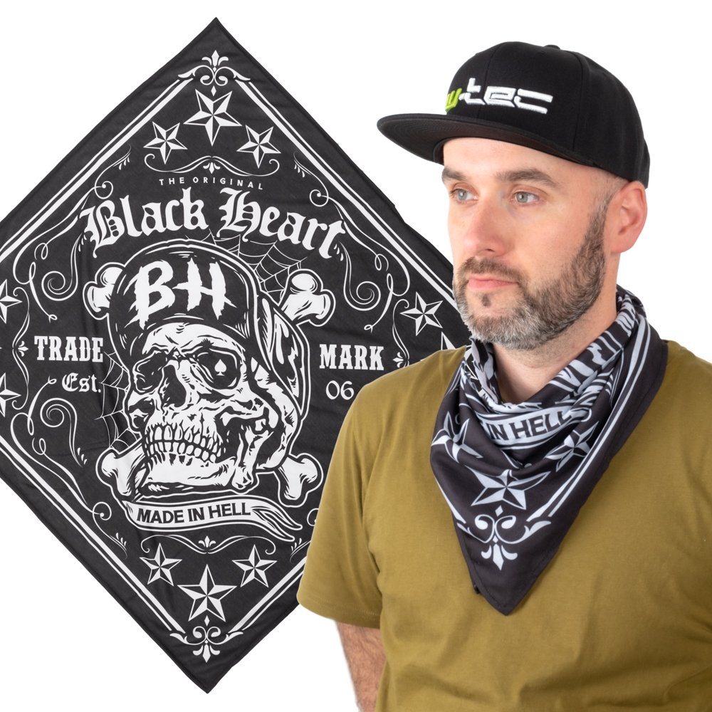 Šátek W-TEC Black Heart Bandest Bones