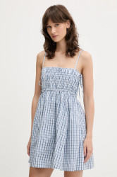 Šaty Abercrombie & Fitch modrá barva, mini, KI159-5820