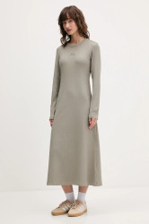 Šaty adidas All Szn Winterized midi, přiléhavé, JW7431