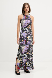 Šaty adidas x Farm Rio černá barva, maxi, přiléhavé, JL8609