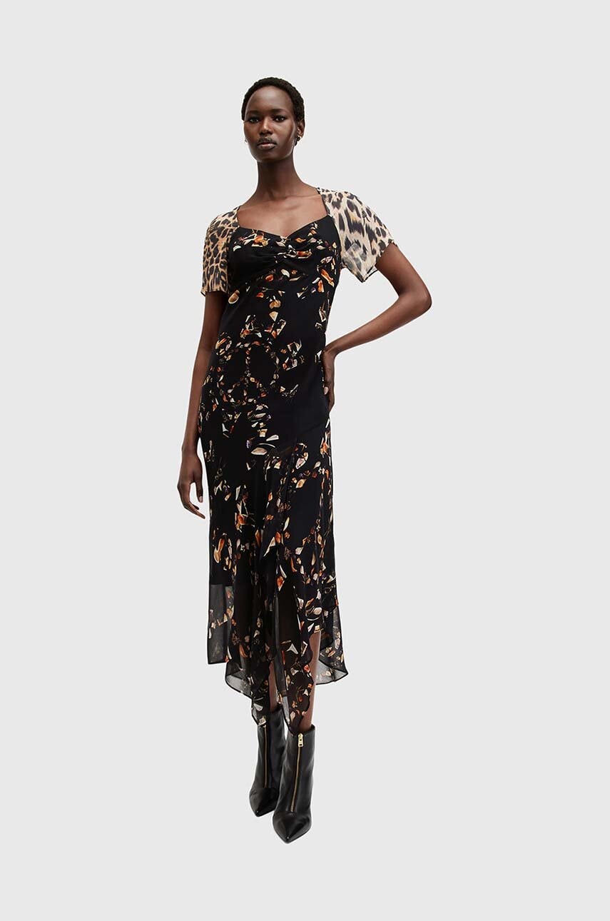 Šaty AllSaints LEAH