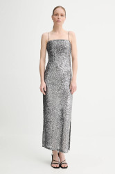 Šaty Alohas Elmi stříbrná barva, maxi, přiléhavé, R100795