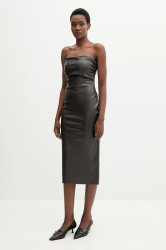 Šaty Aniye By hnědá barva, mini, 181351