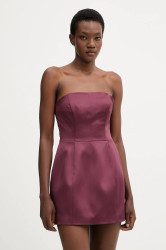 Šaty Aniye By vínová barva, mini, 181379
