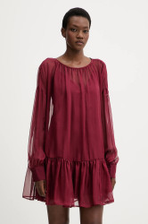 Šaty Aniye By vínová barva, mini, 181525