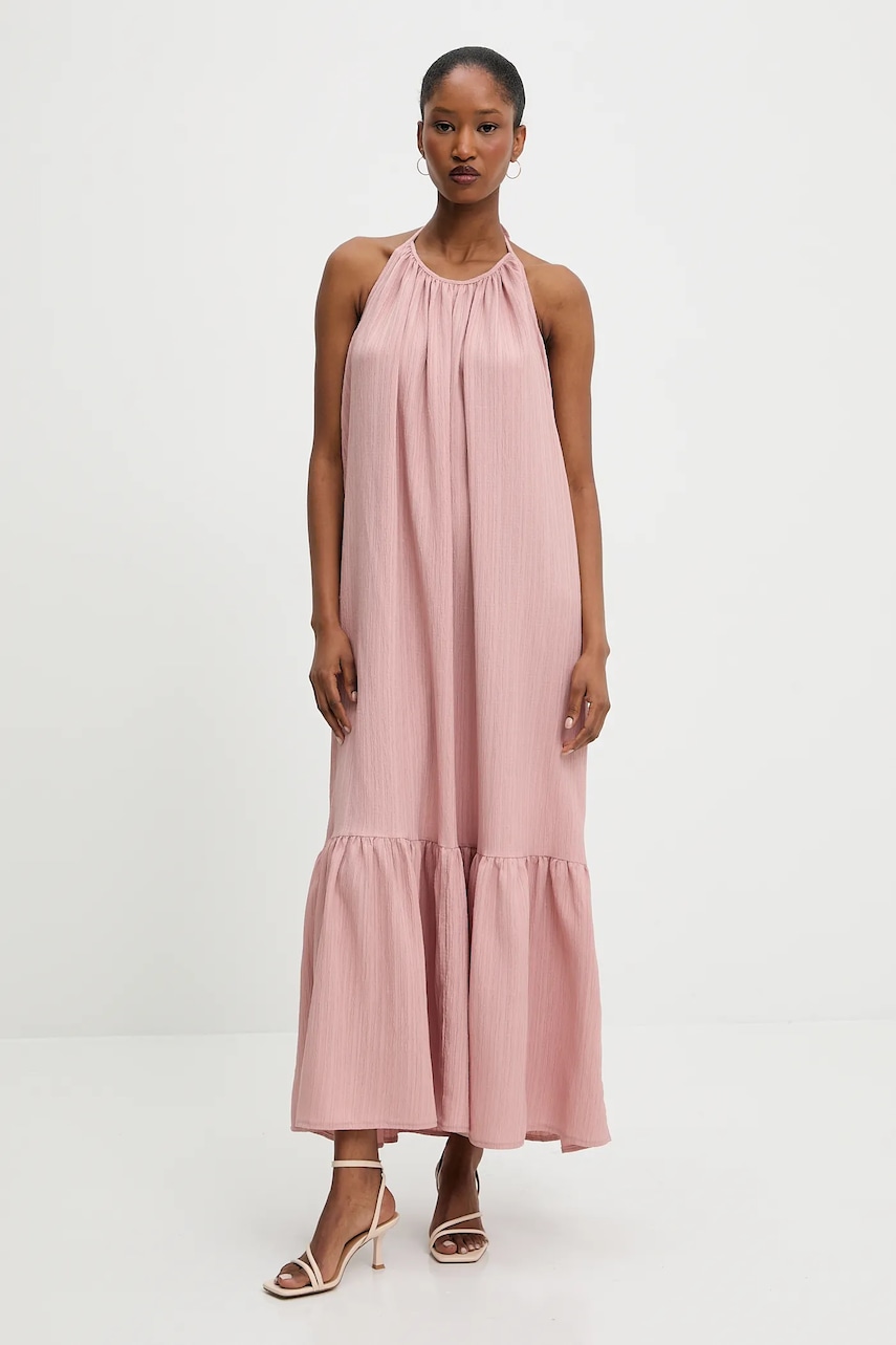 Šaty Answear.LAB růžová barva, maxi, oversize