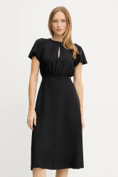 Šaty Armani Exchange černá barva, midi, XW001025 AF16122