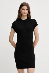 Šaty Armani Exchange černá barva, mini, XW000764 AF10352