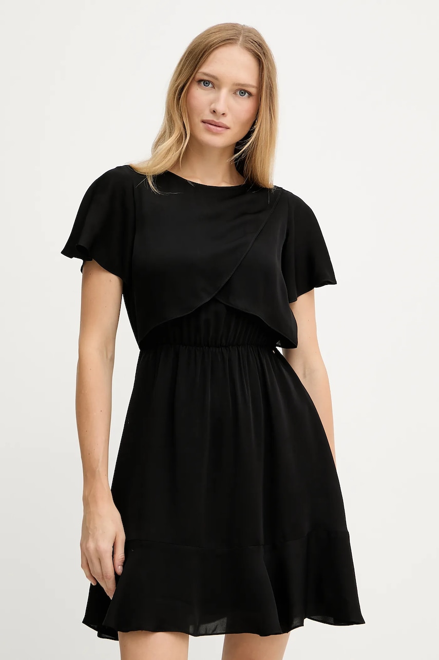 Šaty Armani Exchange černá barva, mini, XW001014 AF16121