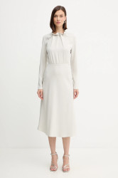 Šaty Armani Exchange šedá barva, midi, XW000735 AF16125