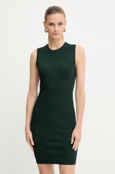 Šaty Armani Exchange zelená barva, mini, přiléhavé, 8NYA9A YMH6Z