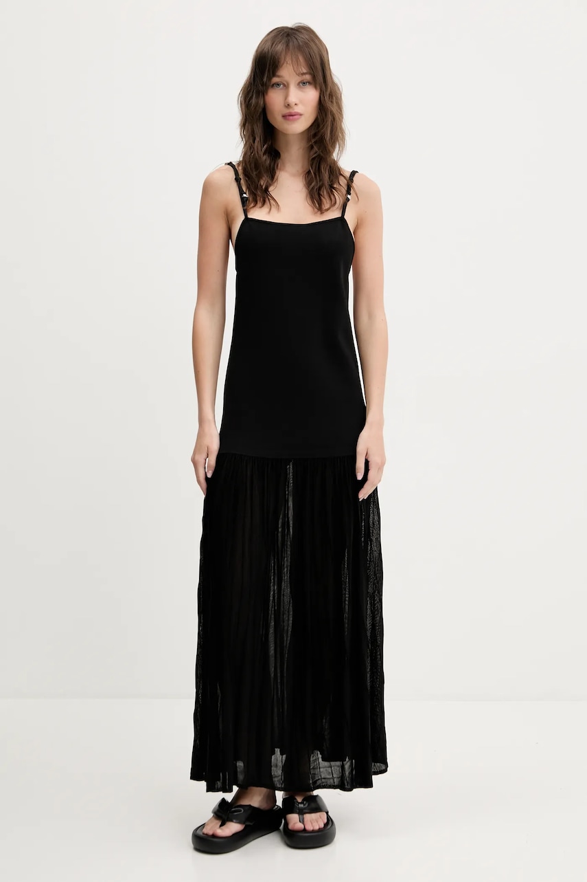 Šaty Bimba Y Lola černá barva, maxi, 251BR9008.10000