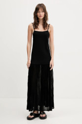 Šaty Bimba Y Lola černá barva, maxi, 251BR9008.10000