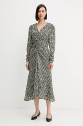 Šaty BOSS Orange C_DERODEO černá barva, maxi, 50544051