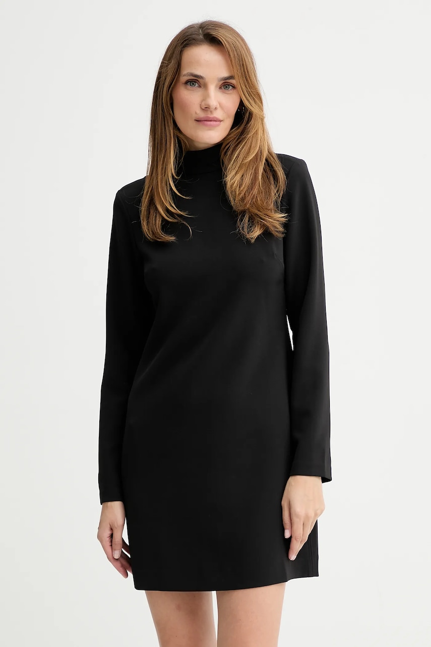 Šaty Calvin Klein černá barva, mini, LV044D038G