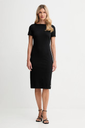 Šaty Calvin Klein černá barva, mini, LV044D063G