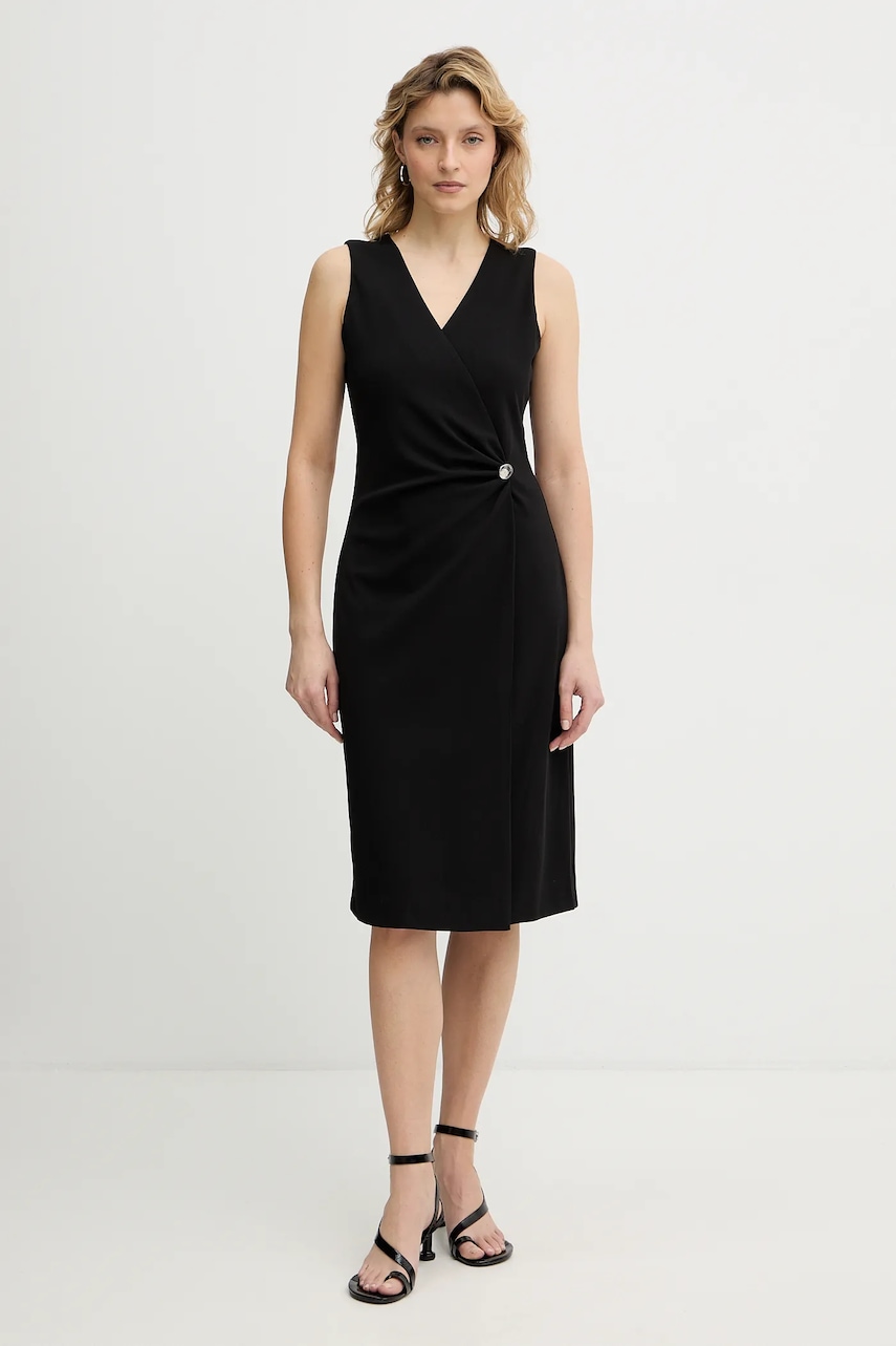 Šaty Calvin Klein černá barva, mini, LV044E047G