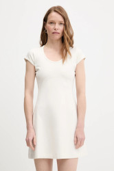 Šaty Calvin Klein Jeans béžová barva, mini, LV047C238G