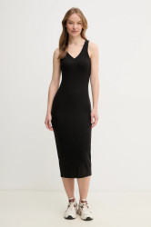 Šaty Calvin Klein Jeans černá barva, maxi, J20J225282