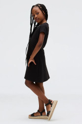 Šaty Calvin Klein Jeans černá barva, midi, IG0IG02964