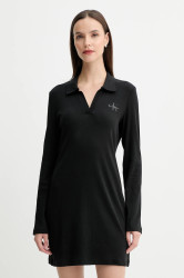 Šaty Calvin Klein Jeans černá barva, mini, LV047D214G