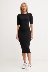 Šaty Calvin Klein Jeans černá barva, mini, přiléhavé, LV047D217G