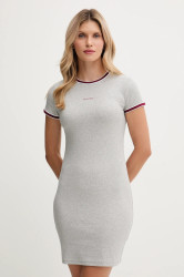 Šaty Calvin Klein Jeans šedá barva, mini, LV047D202G