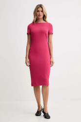 Šaty Calvin Klein růžová barva, mini, LV044D063G