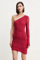 Šaty Charo Ruiz Ibiza červená barva, mini, přiléhavé, 257603