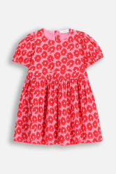 Šaty Coccodrillo červená barva, mini, MAXITROPIC GIRL KIDS