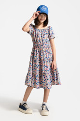 Šaty Coccodrillo více barev, midi, FLOWER PARADISE GIRL JUNIOR