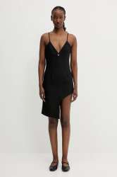 Šaty Coperni Tailored Asymmetric černá barva, mini, COPR187F3004