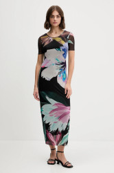 Šaty Desigual BERNADETTE černá barva, 25WWVK19