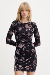 Šaty Desigual MEDORA tmavomodrá barva, mini, přiléhavé, 25WWVK27