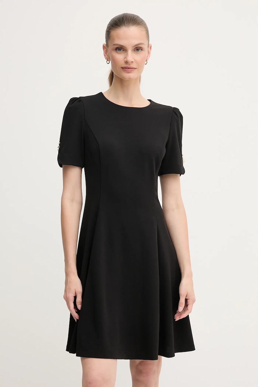 Šaty Dkny fialová barva, mini