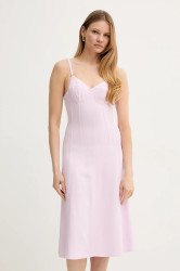 Šaty Elisabetta Franchi růžová barva, mini, AB74852E2