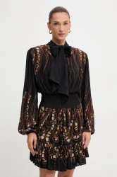 Šaty Farm Rio černá barva, mini, 339815