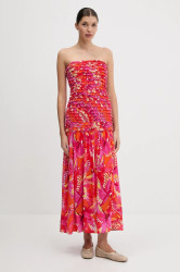 Šaty Farm Rio červená barva, midi, 336592