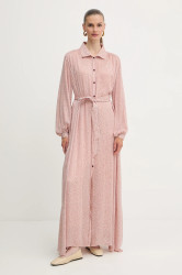 Šaty Forte Forte růžová barva, maxi, 14122.my.dress